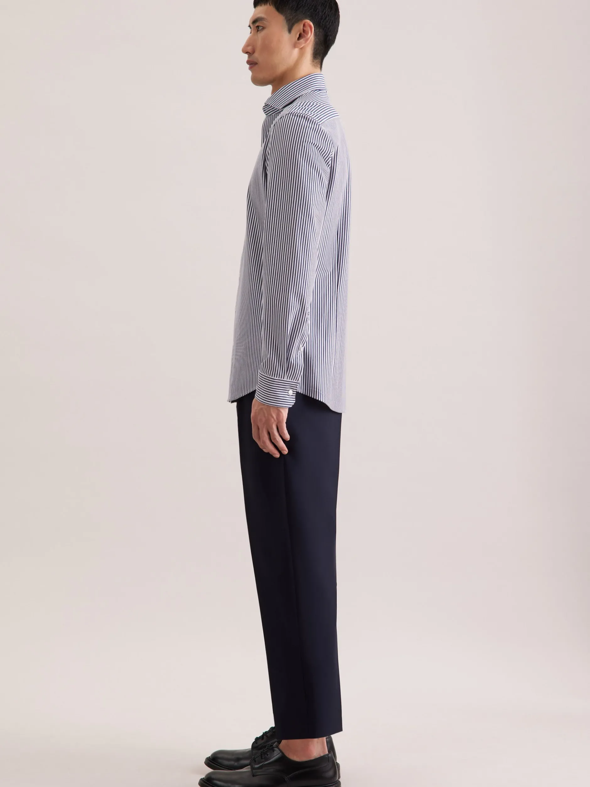 Seidensticker Herren Jerseyhemd - Slim Fit in grau