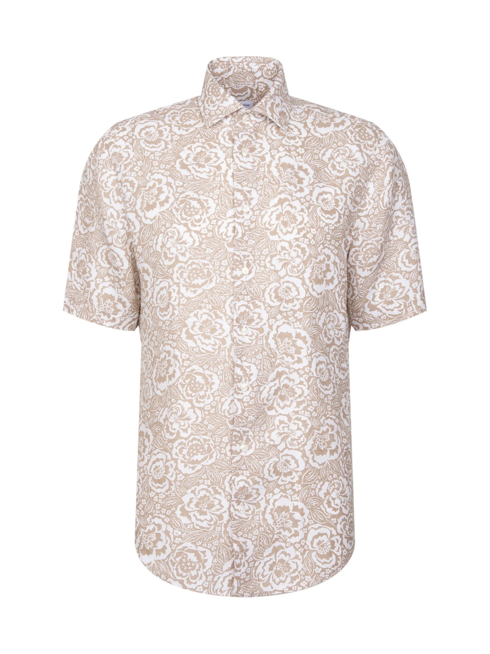 Seidensticker Herren Leinenhemd - Regular Fit in beige