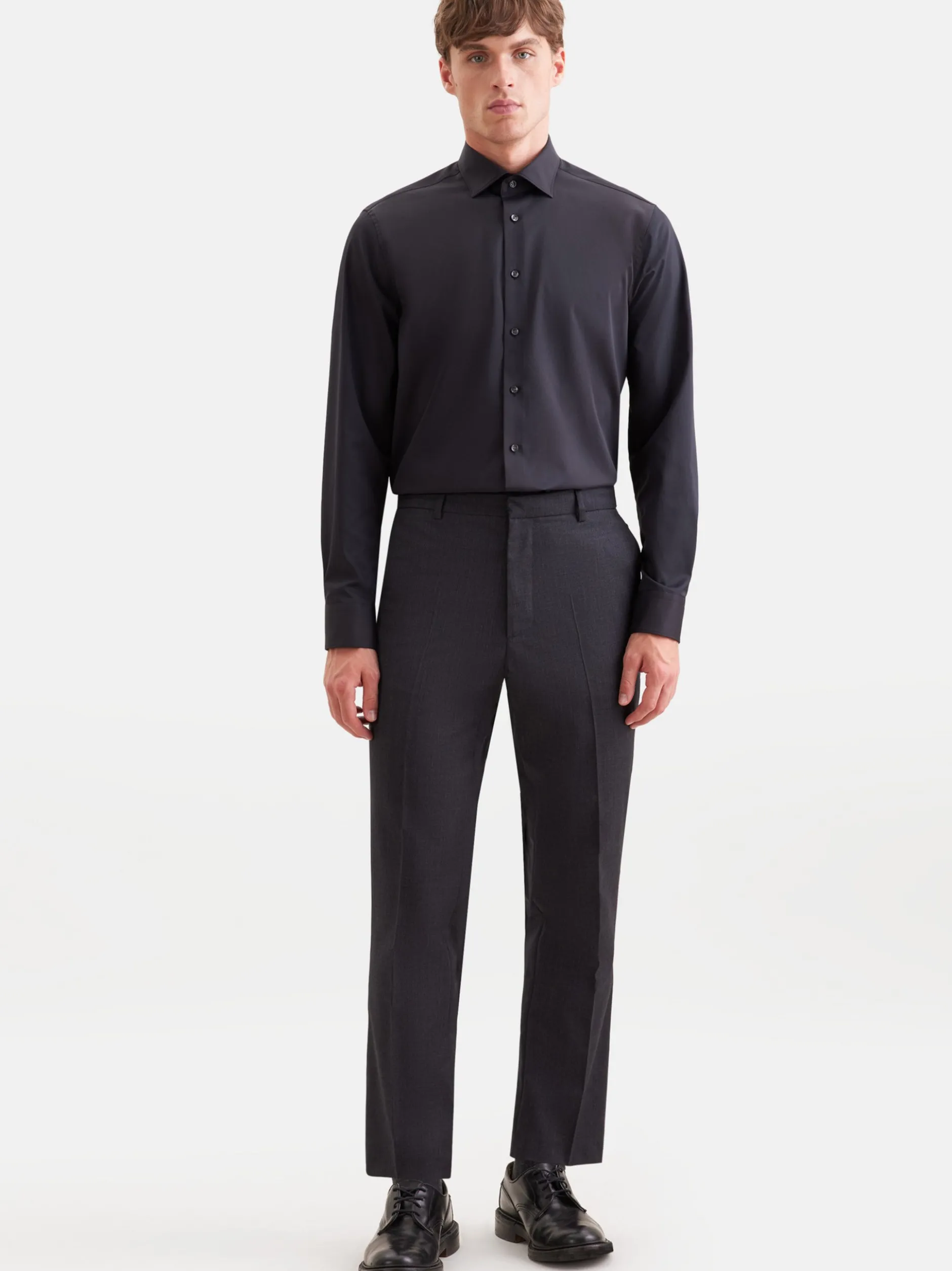 Seidensticker Herren Performance-Hemd - Regular Fit in schwarz