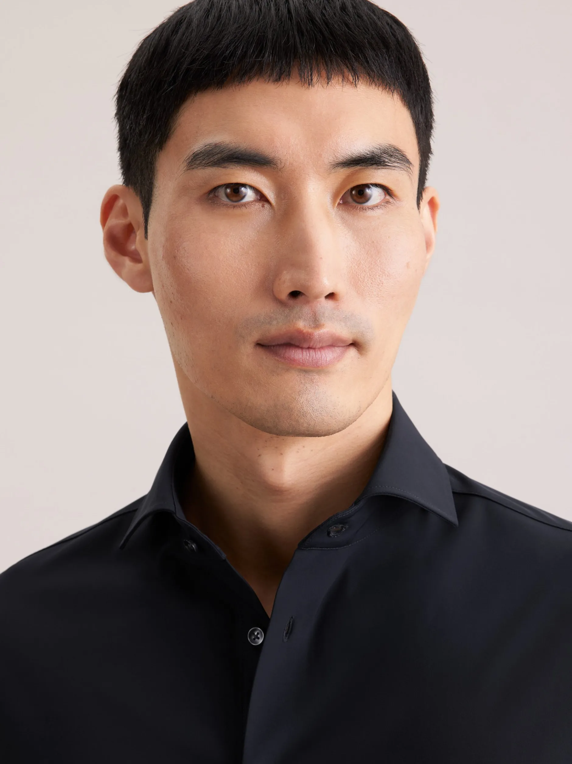 Seidensticker Herren Performance-Hemd - Slim Fit in schwarz