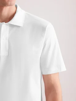 Seidensticker Herren Polo - Regular Fit in weiß