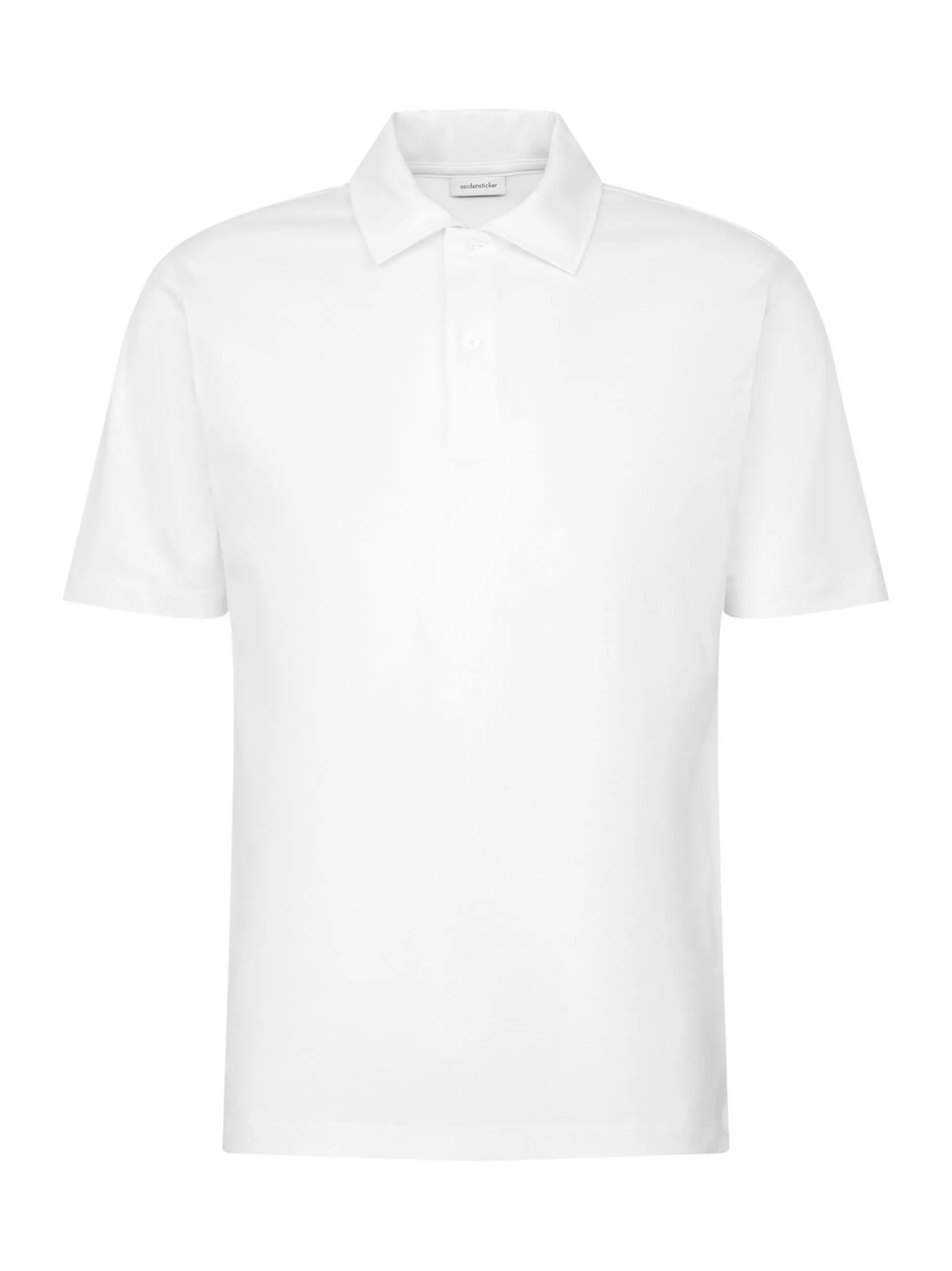 Seidensticker Herren Polo - Regular Fit in weiß
