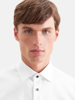 Seidensticker Herren Smokinghemd - Shaped Fit in weiß