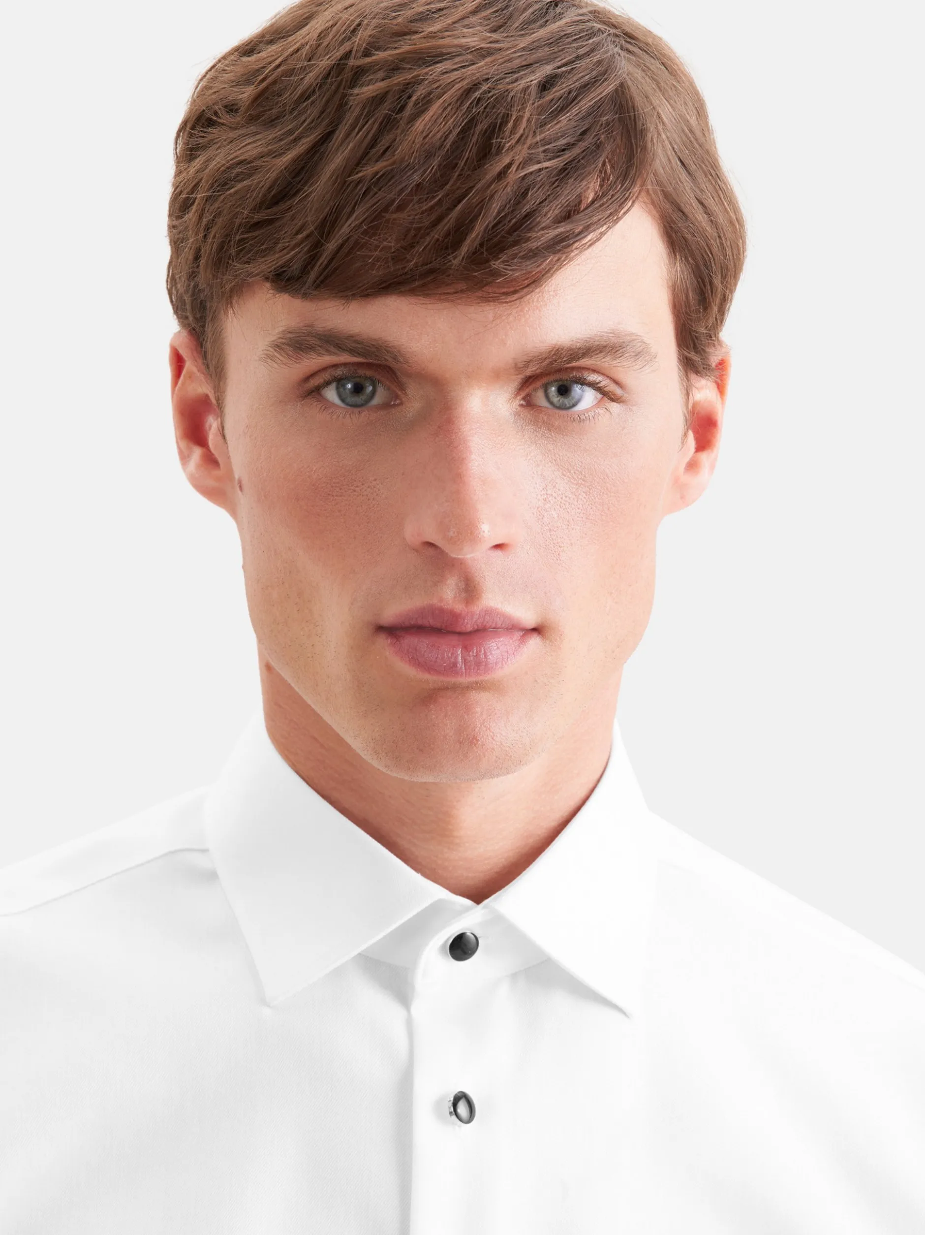 Seidensticker Herren Smokinghemd - Shaped Fit in weiß