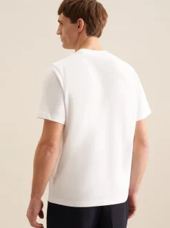 Seidensticker Herren T-Shirt - Regular Fit in weiß