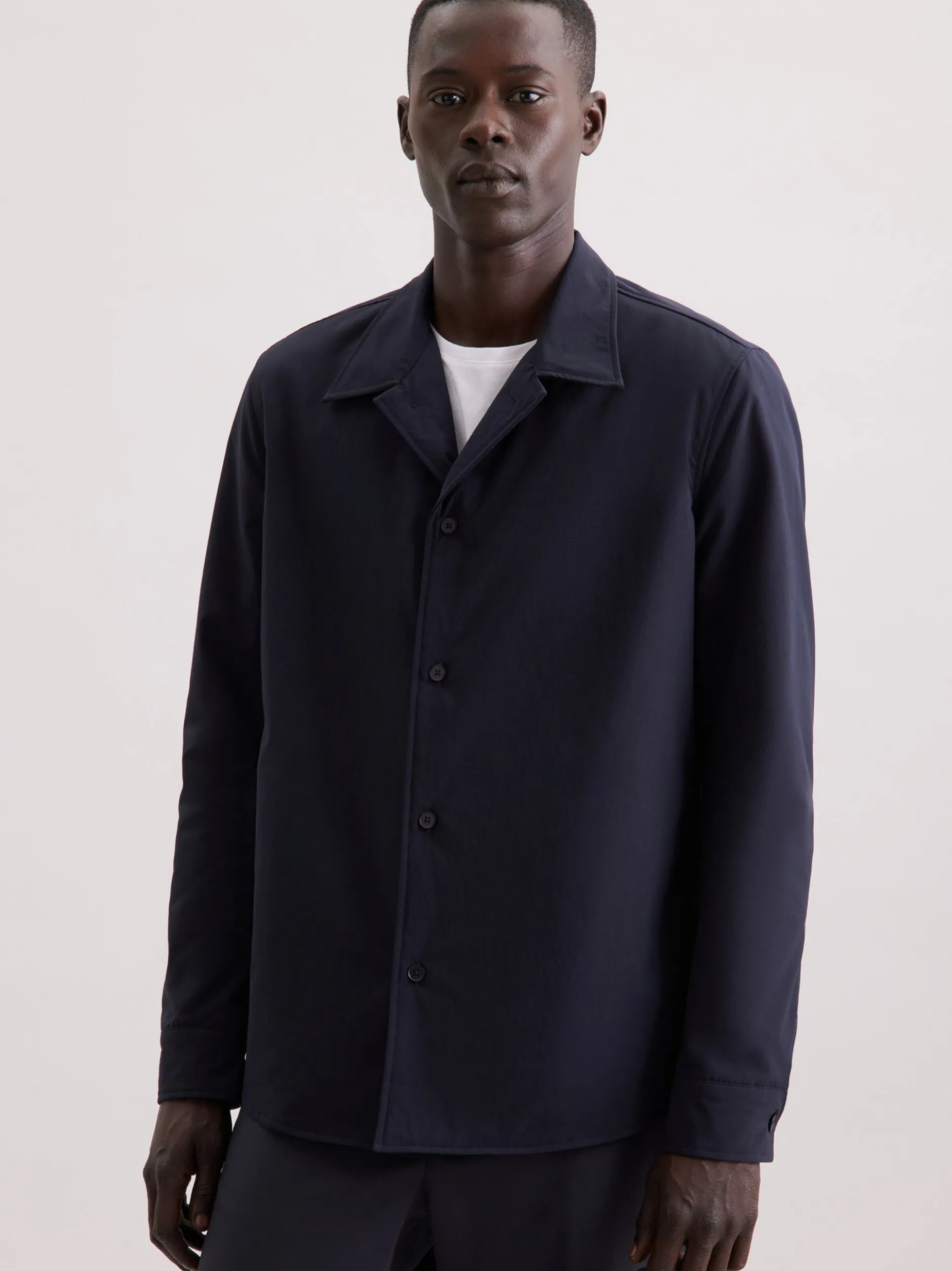 Seidensticker Herren Wattiertes Hemd - Regular Fit in blau