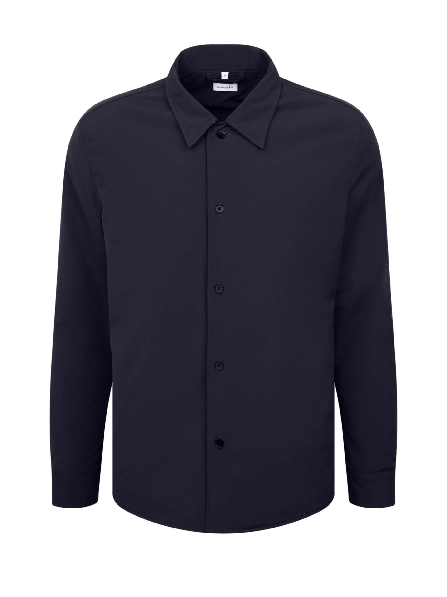 Seidensticker Herren Wattiertes Hemd - Regular Fit in blau