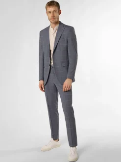 Selected Herren Baukasten-Hose - SLHSlim-Liam in grau blau