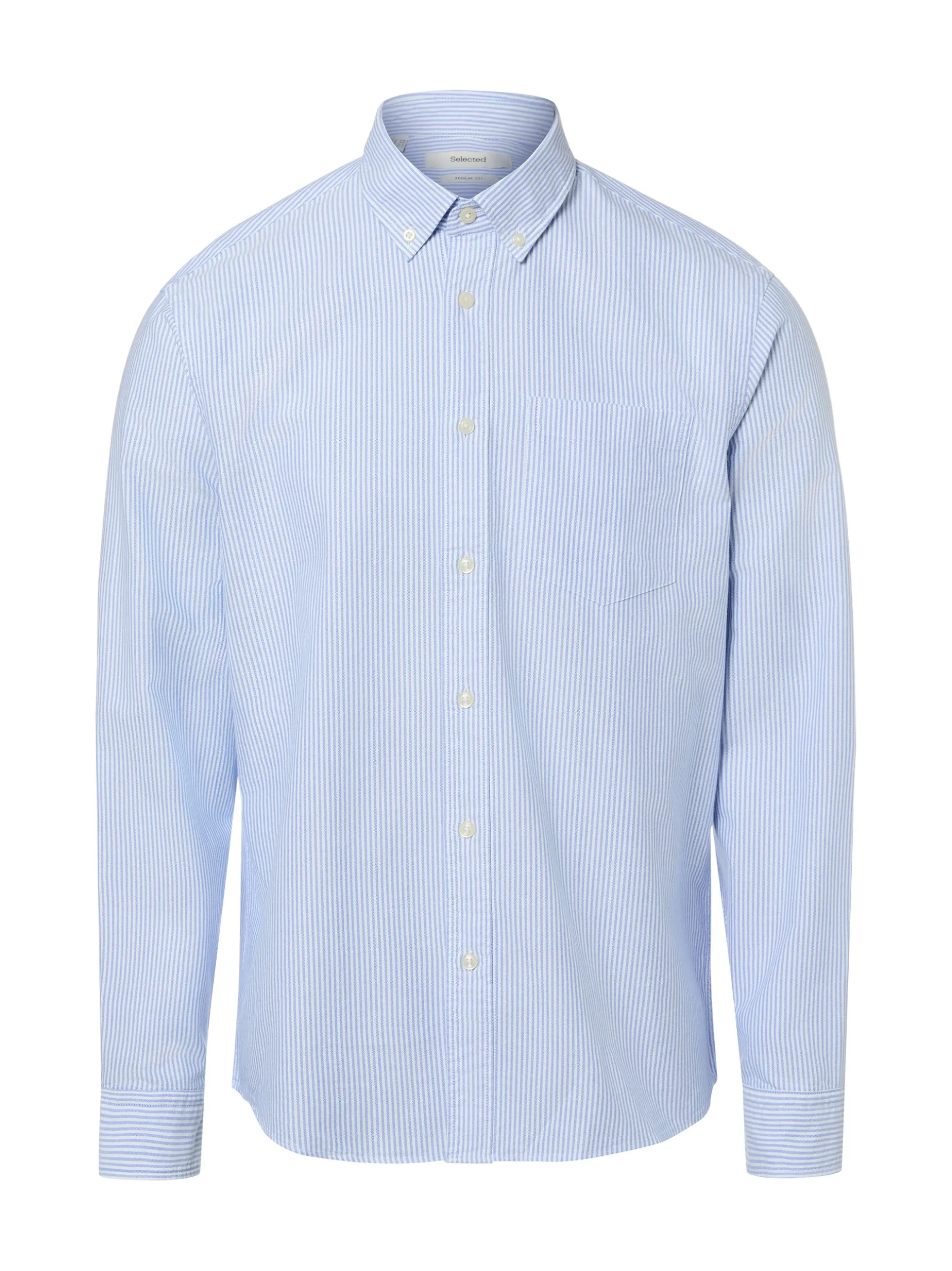 Selected Herren Freizeithemd - SLHregrick in blau weiß