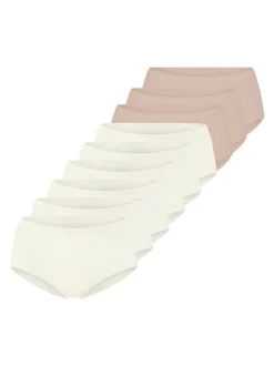 sloggi Damen High Waist Panty - 9er Pack GO Daily Cotton in beige