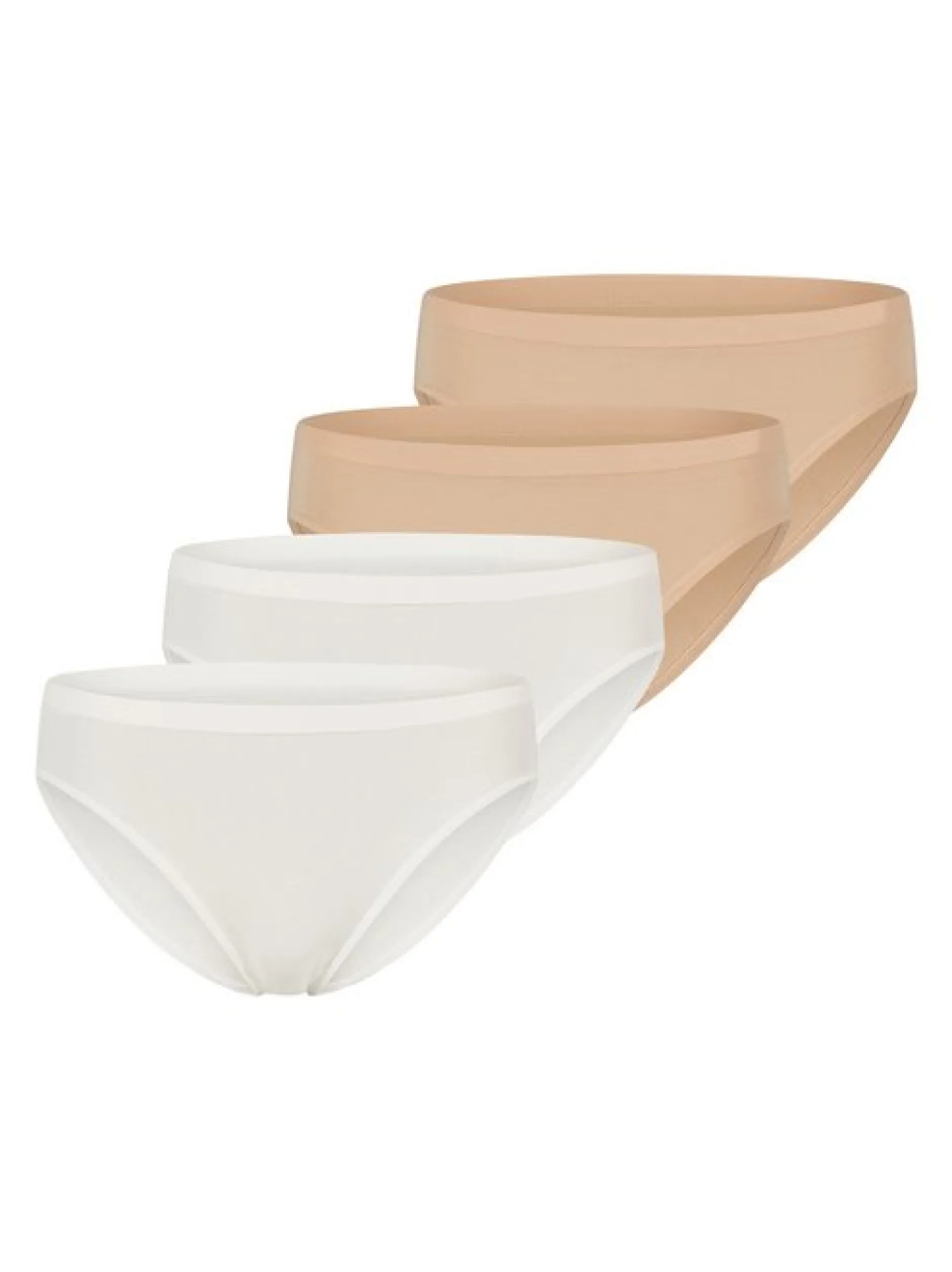sloggi Damen Hipster - 4er Pack GO Sense in braun