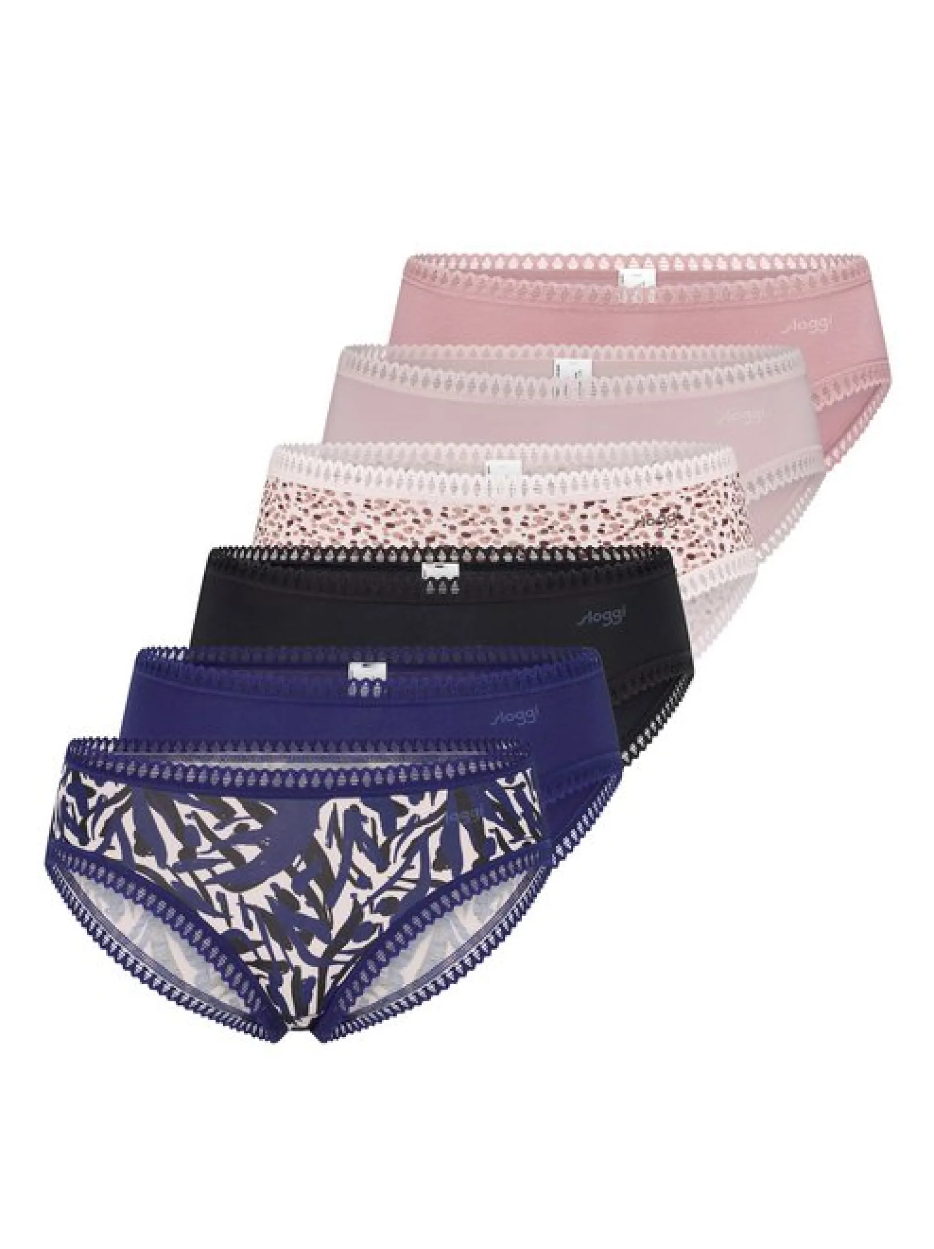sloggi Damen Hipster - 6er Pack GO Crush in mehrfarbig