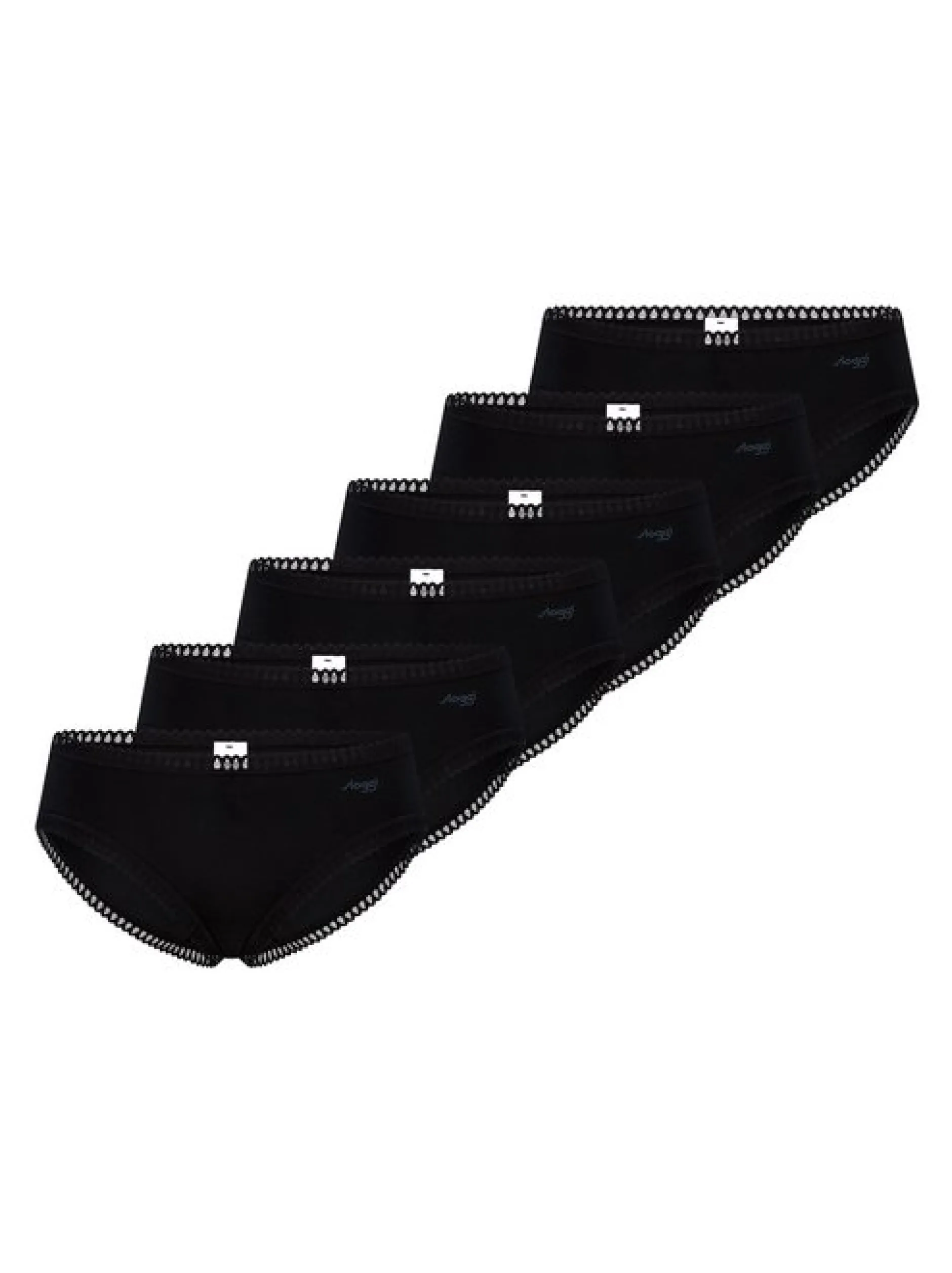 sloggi Damen Hipster - 6er Pack GO Crush in schwarz