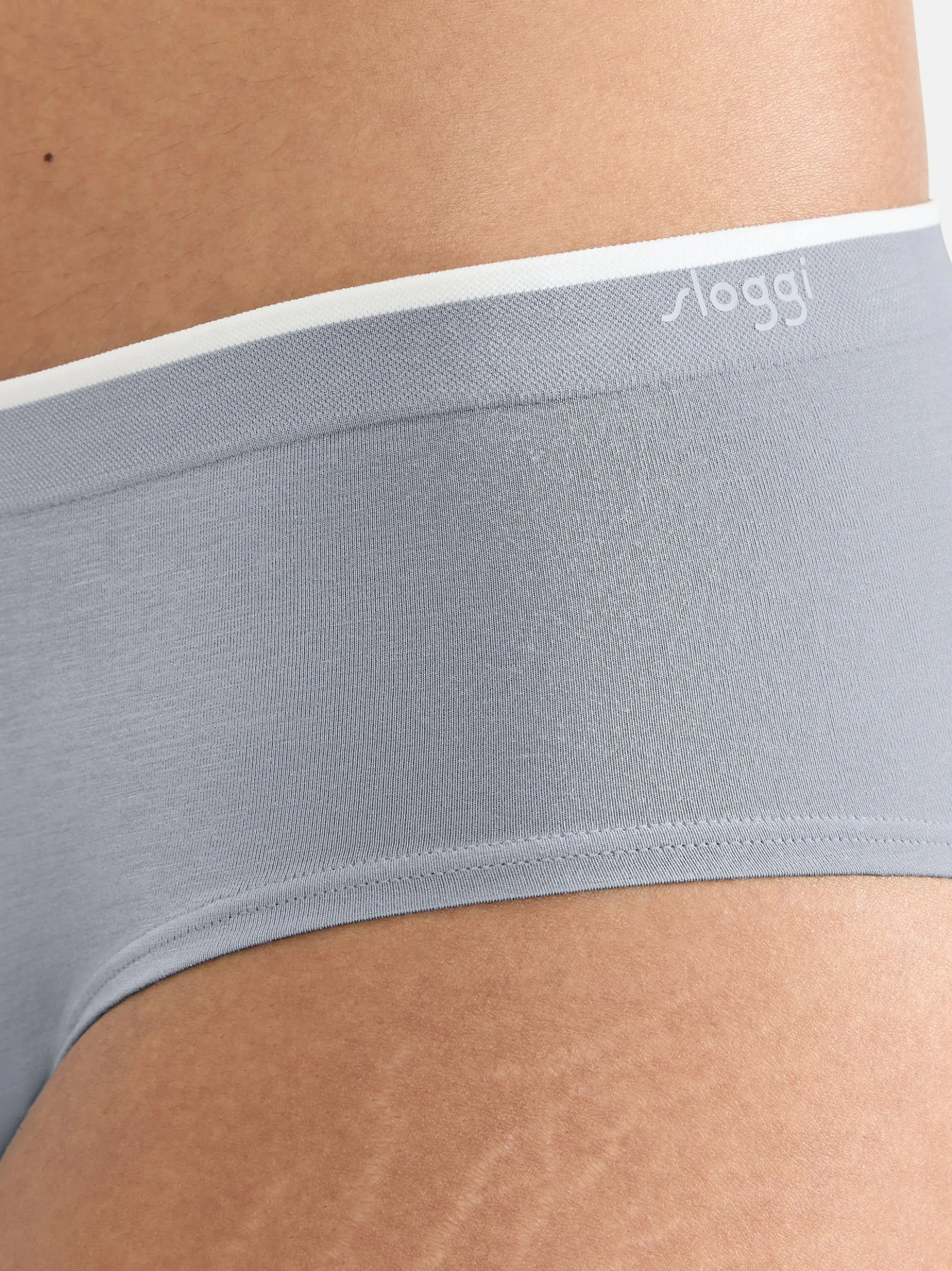 sloggi Damen Hipster - 6er Pack GO Sense in grau
