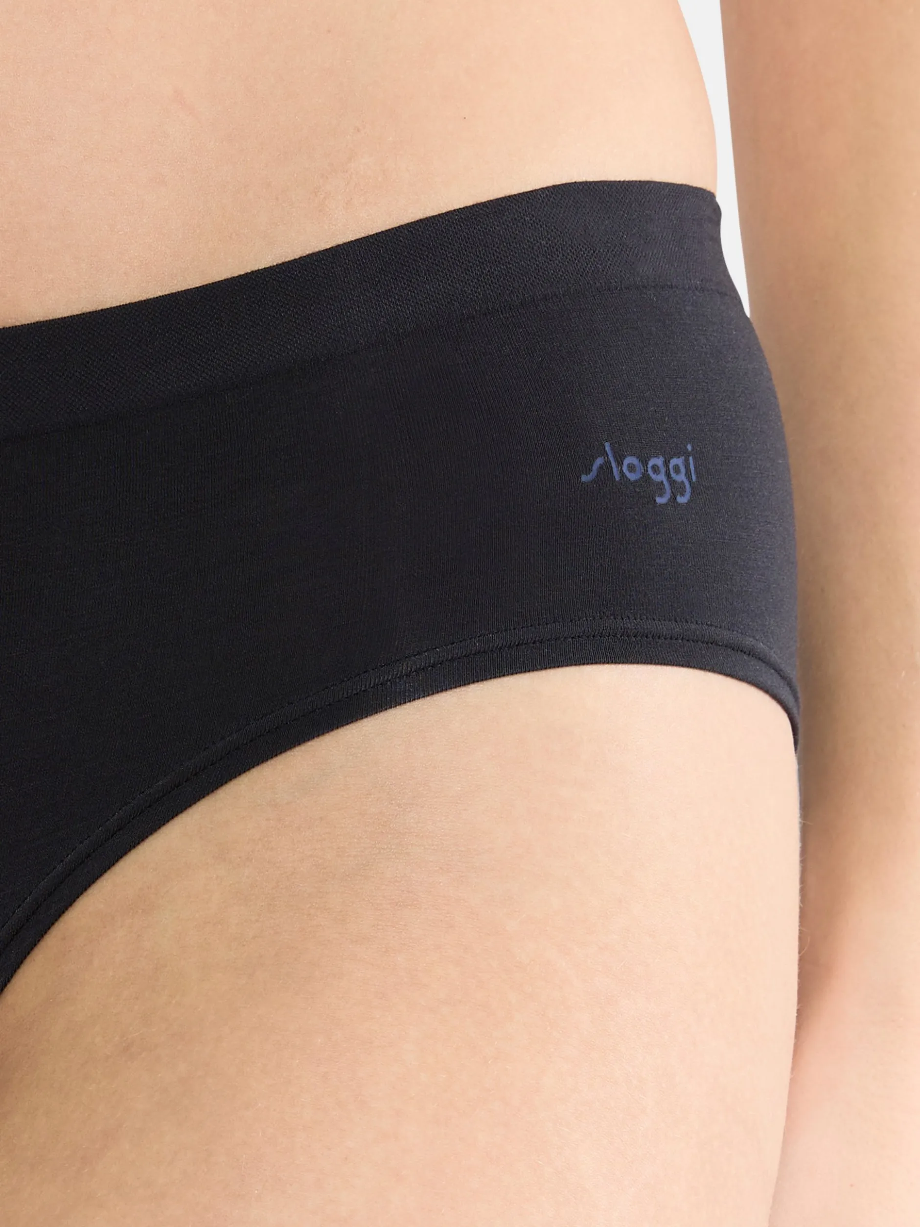 sloggi Damen Hipster - 4er Pack GO Sense in schwarz