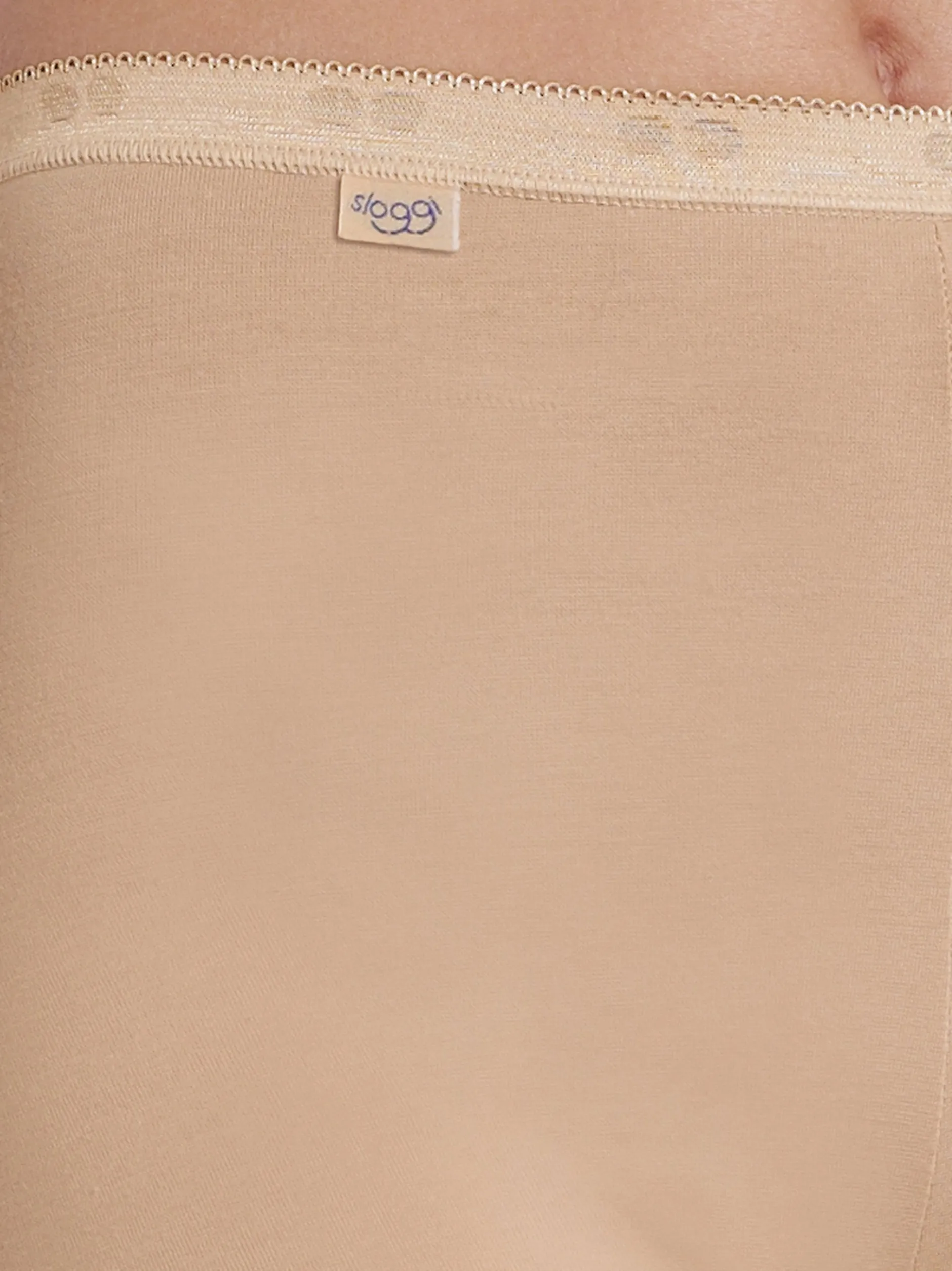 sloggi Damen Long Slip - 3er Pack Basic+ in mehrfarbig