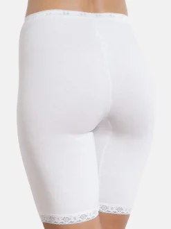 sloggi Damen Long Slip - 3er Pack Basic+ in weiß