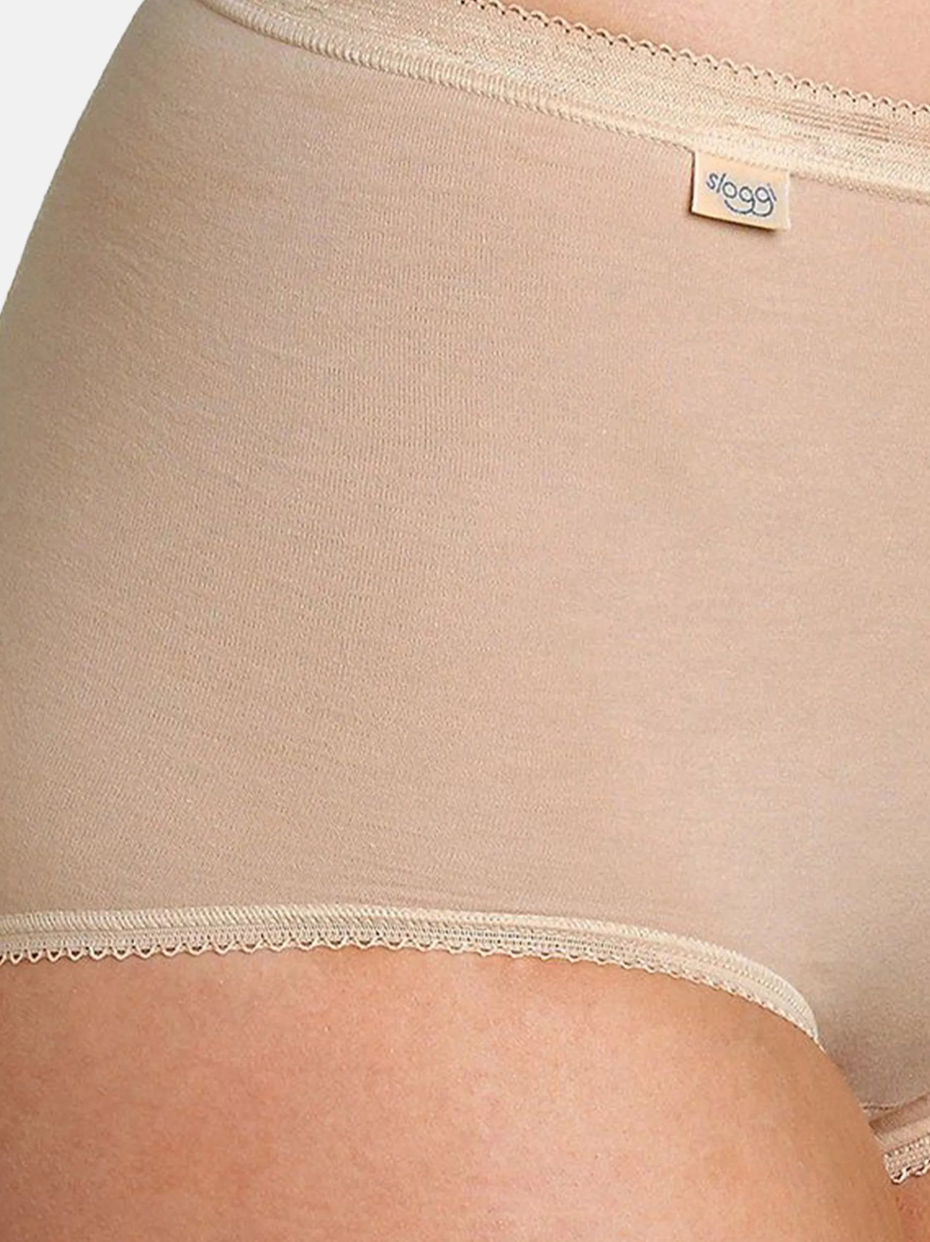 sloggi Damen Maxi Slip - 4er Pack Basic+ in beige