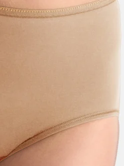 sloggi Damen Midi Slip - 9er Pack 24/7 Cotton in beige