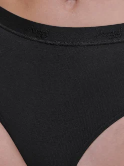 sloggi Damen Midi Slip - 6er Pack GO Casual in schwarz