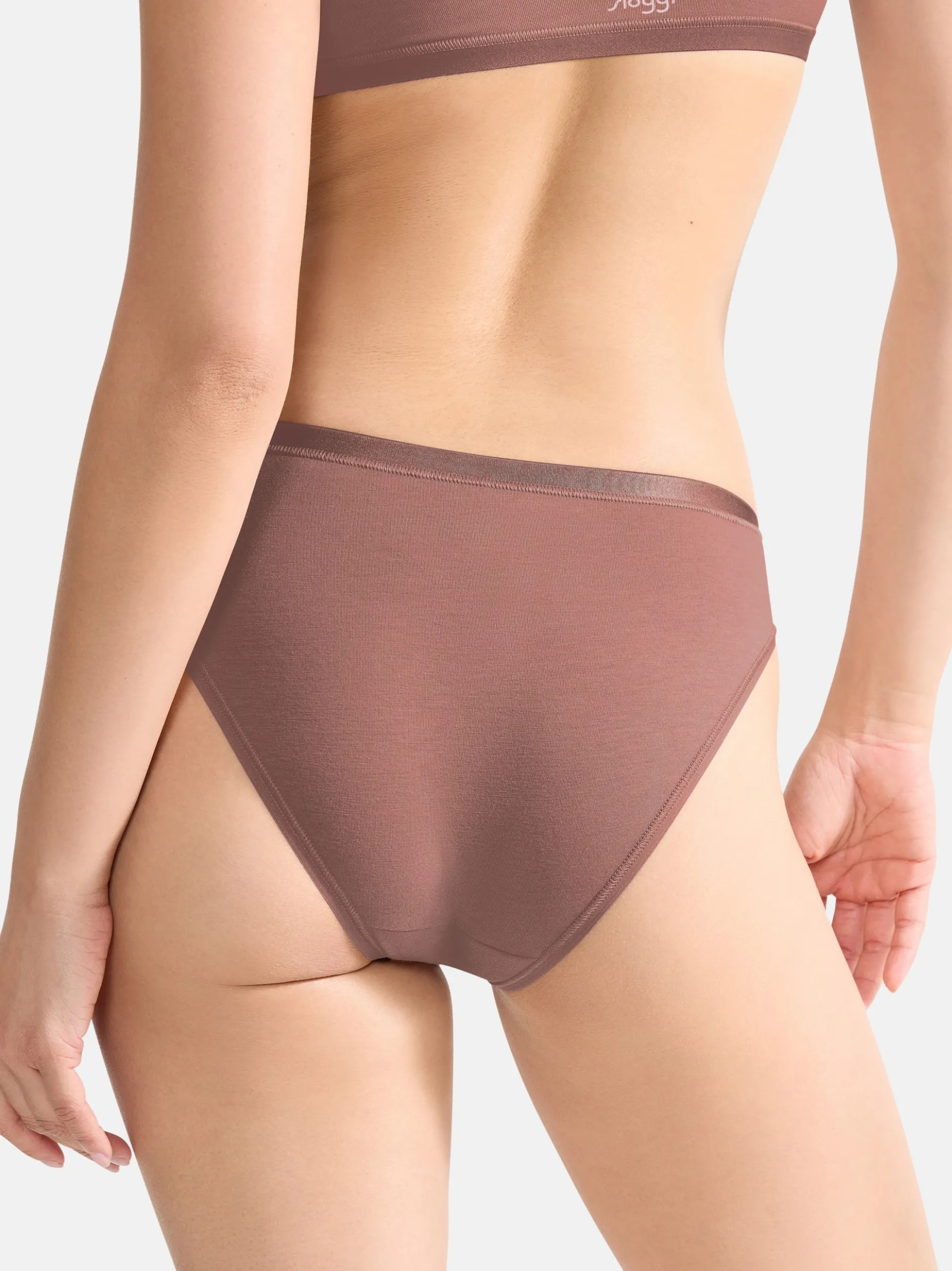 sloggi Damen Mini Slip - 6er Pack GO Daily Cotton in braun