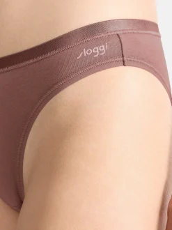 sloggi Damen Mini Slip - 6er Pack GO Daily Cotton in braun
