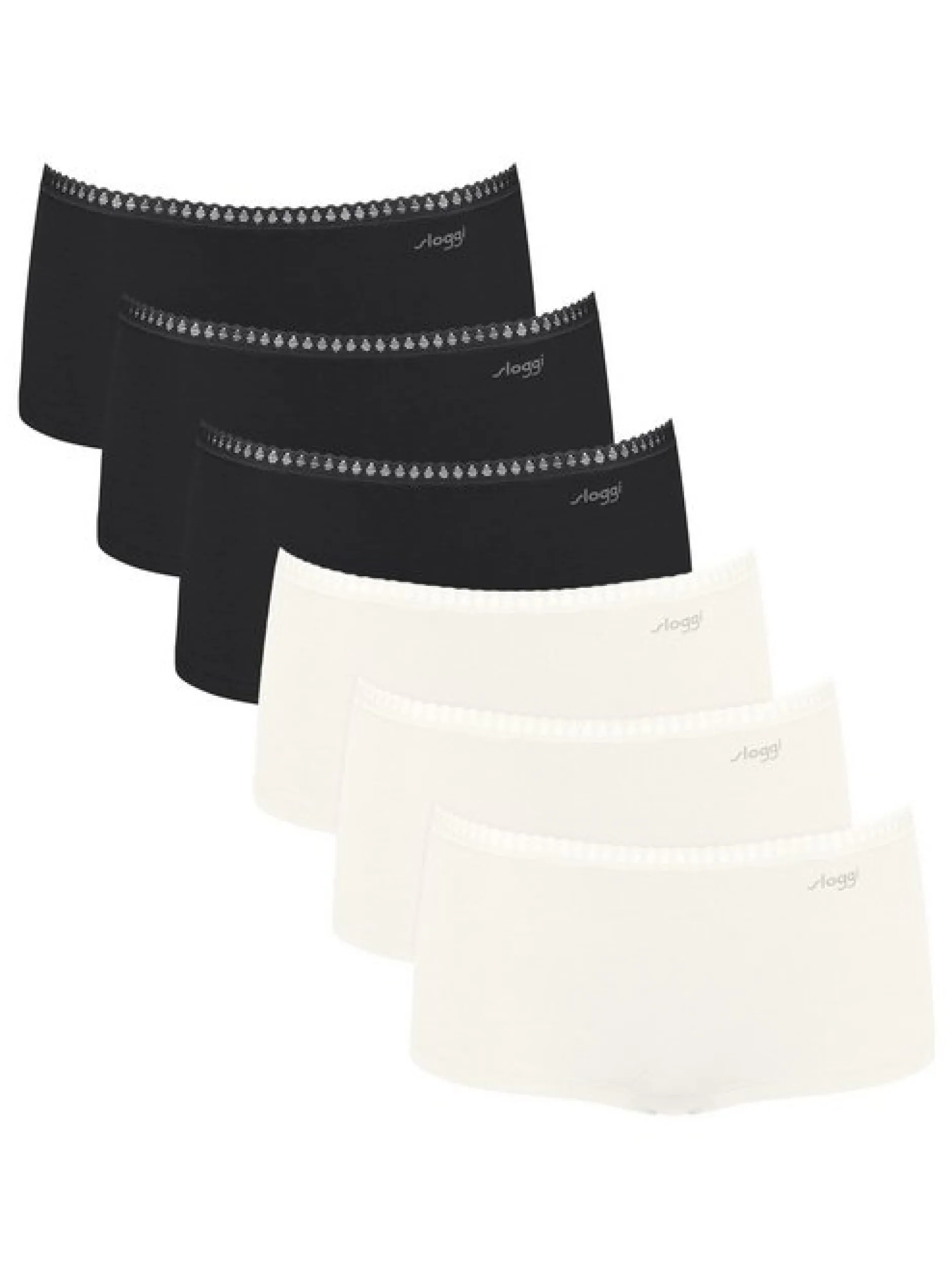 sloggi Damen Panty 6er Pack in mehrfarbig
