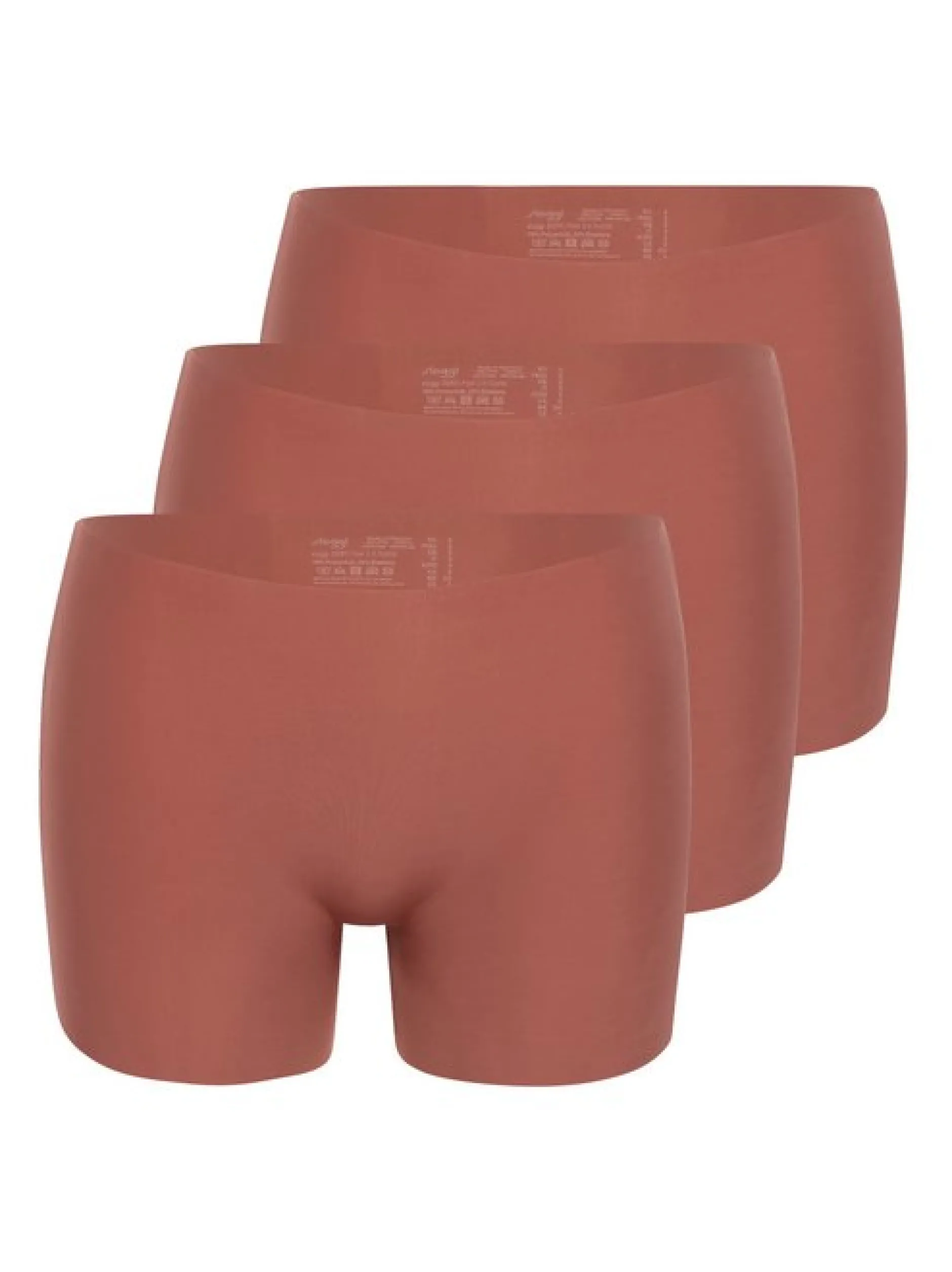 sloggi Damen Panty - 3er Pack ZERO Feel 2.0 in braun