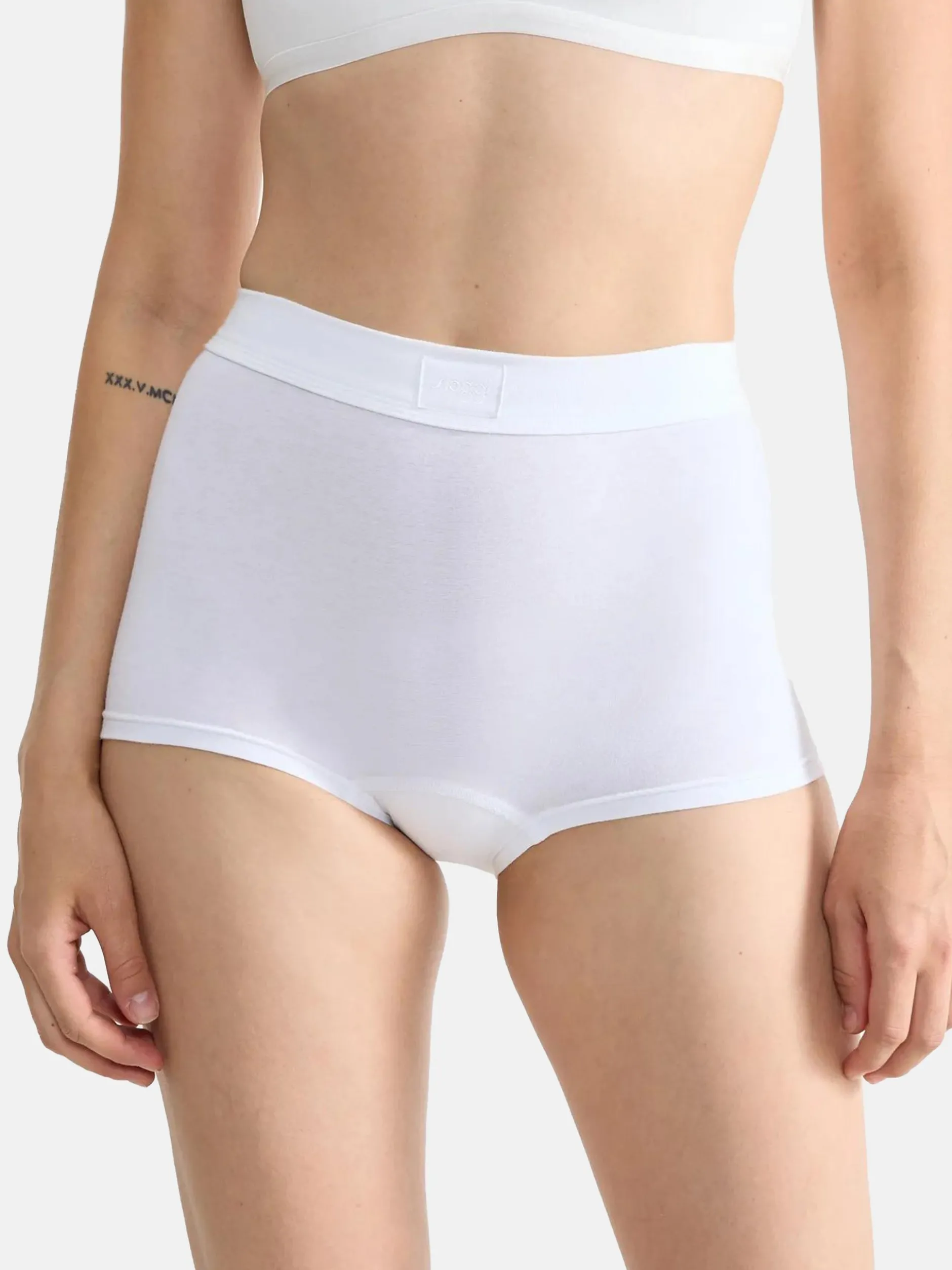 sloggi Damen Short Slip - 3er Pack Double Comfort T in weiß
