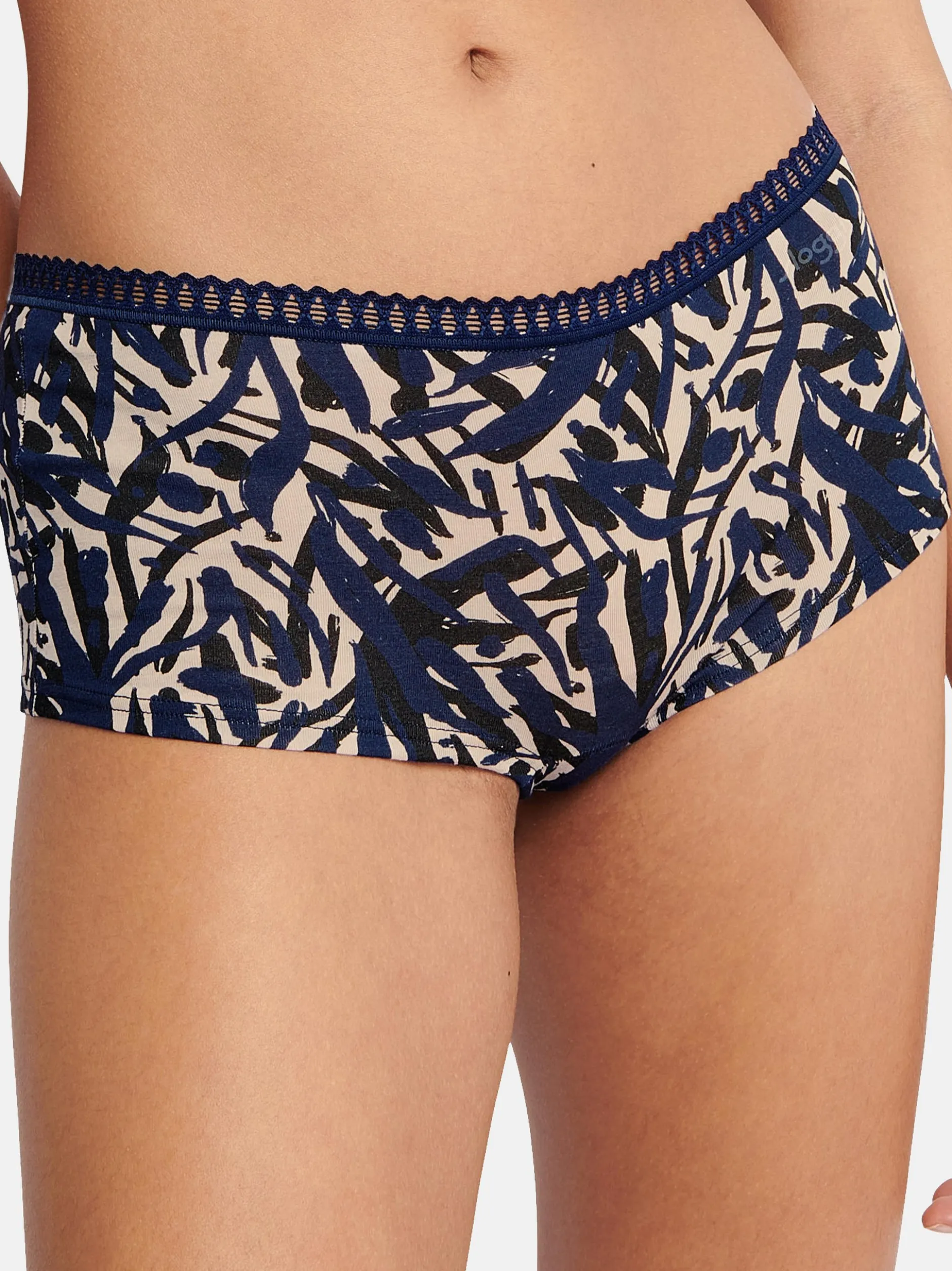 sloggi Damen Short Slip - 6er Pack GO Crush in mehrfarbig blau