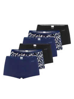 sloggi Damen Short Slip - 6er Pack GO Crush in mehrfarbig blau