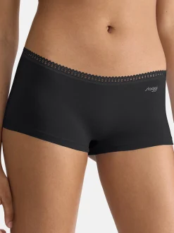 sloggi Damen Short Slip - 3er Pack GO Crush in schwarz