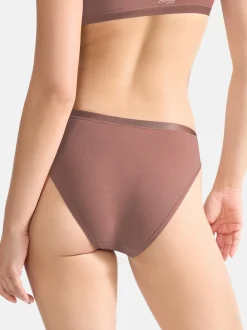 sloggi Damen Short Slip - 9er Pack GO Daily Cotton in braun