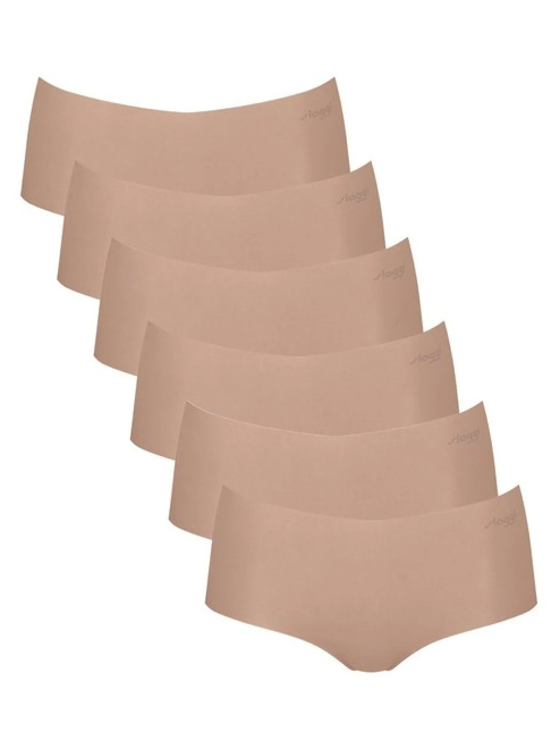 sloggi Damen Short Slip - 6er Pack ZERO Modal in beige