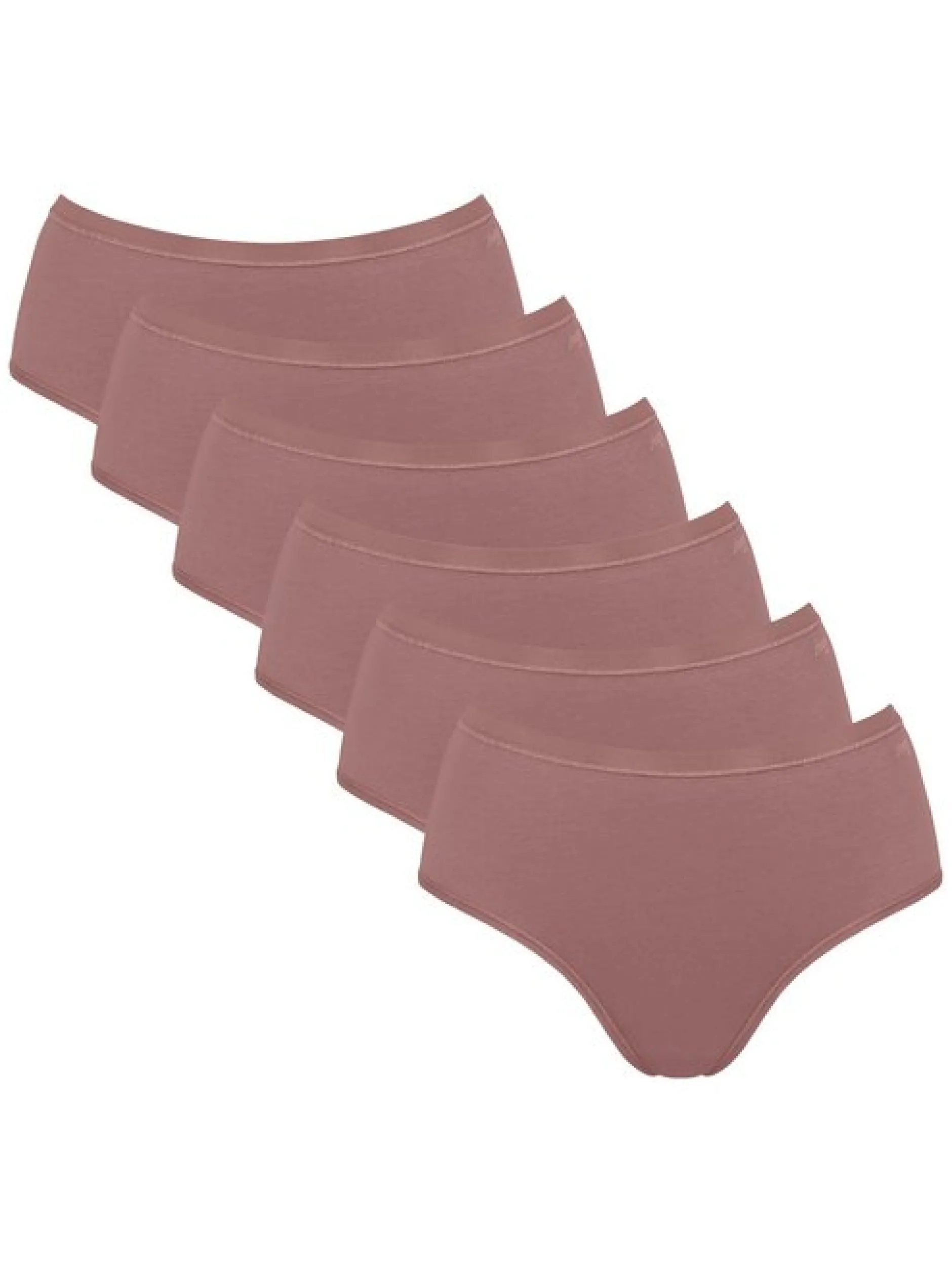 sloggi Damen Slip 6er Pack in braun