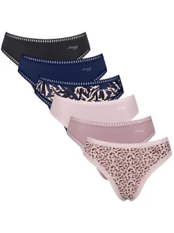 sloggi Damen Slip 6er Pack in mehrfarbig