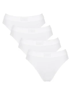 sloggi Damen Slip 4er Pack in weiß