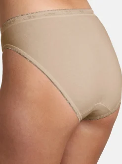 sloggi Damen Tai Slip - 4er Pack Basic+ in beige