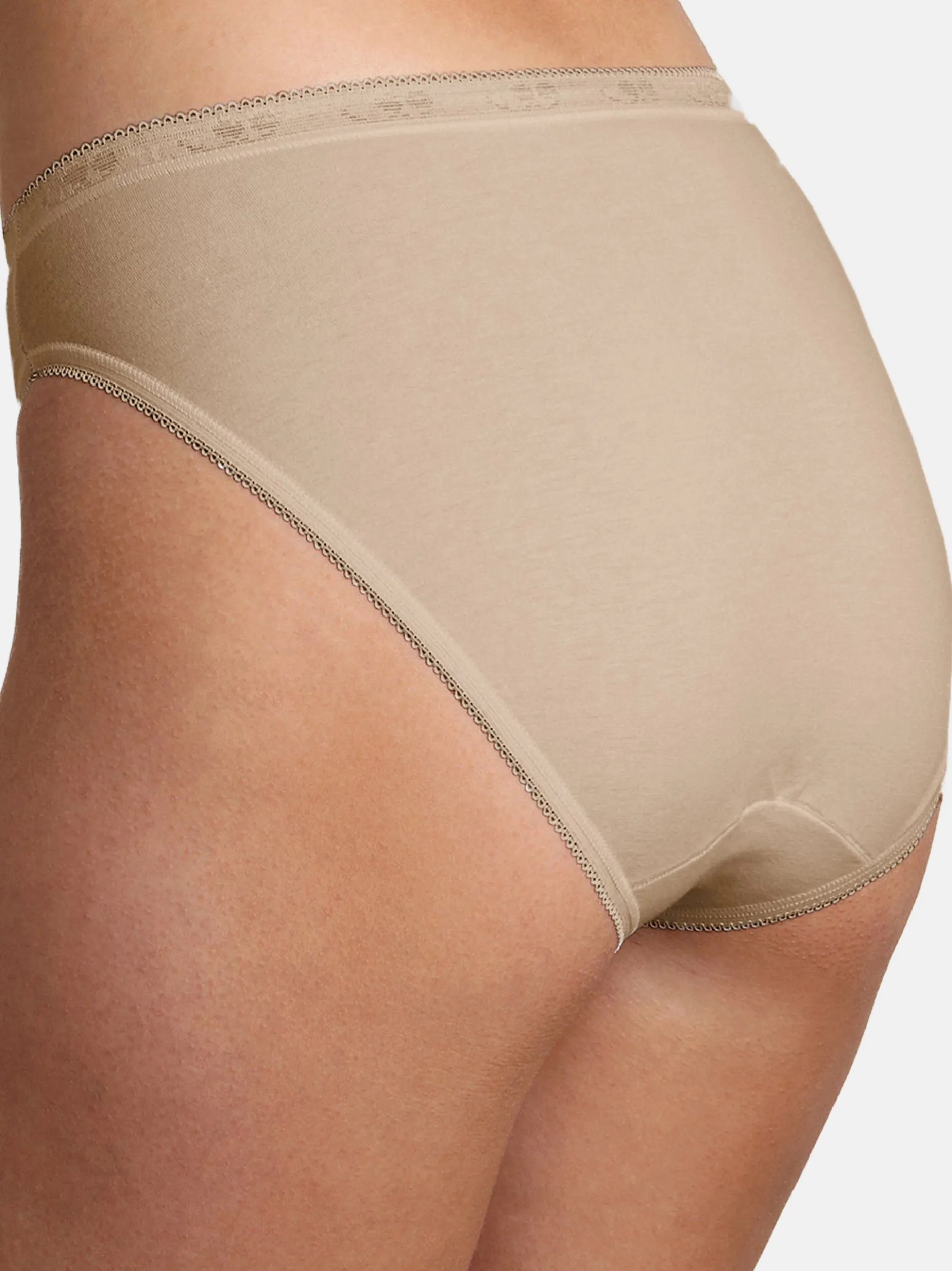 sloggi Damen Tai Slip - 4er Pack Basic+ in beige