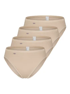 sloggi Damen Tai Slip - 4er Pack Basic+ in beige