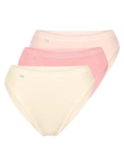 sloggi Damen Tai Slip - 3er Pack Basic+ in rosa