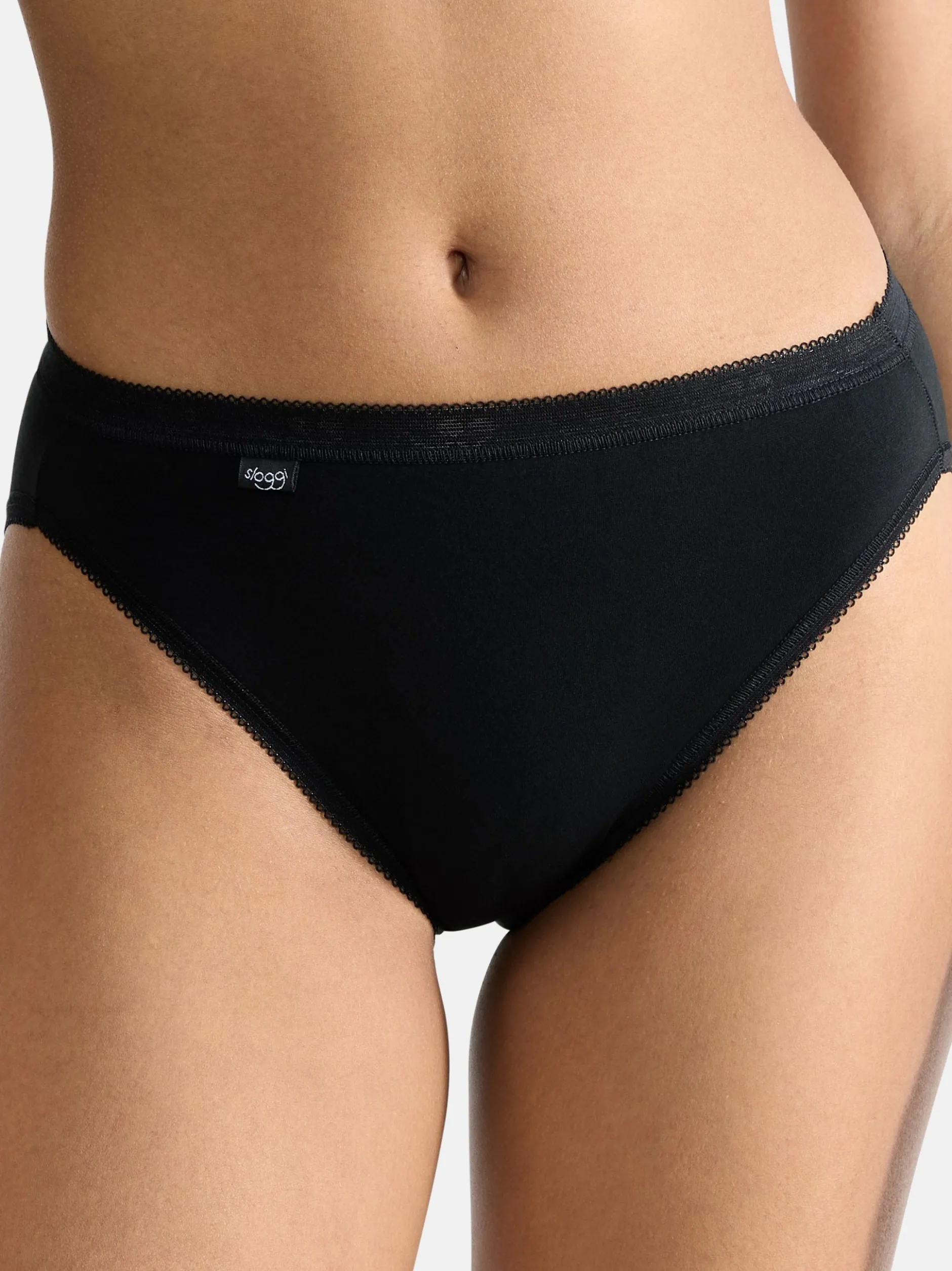 sloggi Damen Tai Slip - 9er Pack Basic+ in schwarz