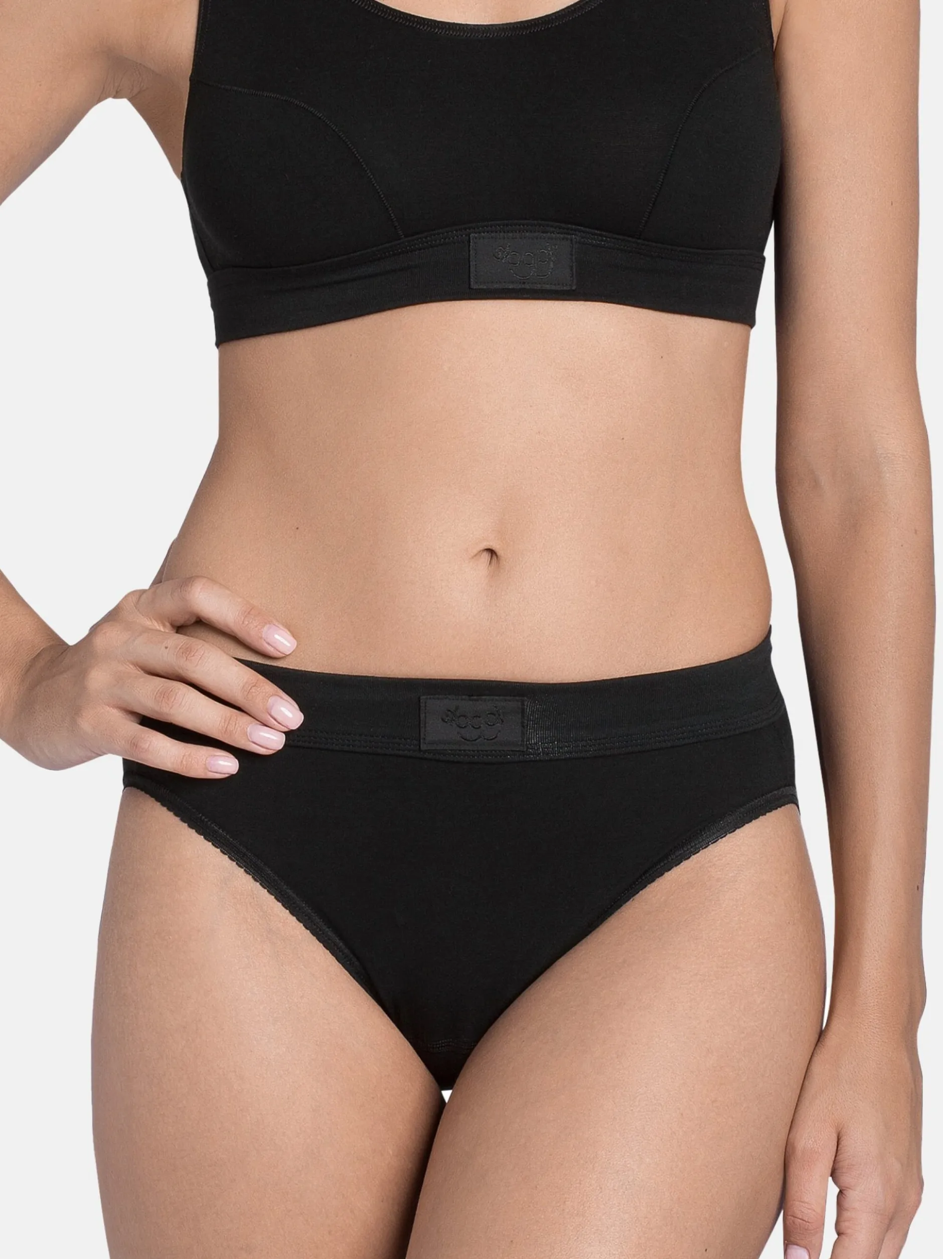 sloggi Damen Tai Slip - 3er Pack Double Comfort in schwarz