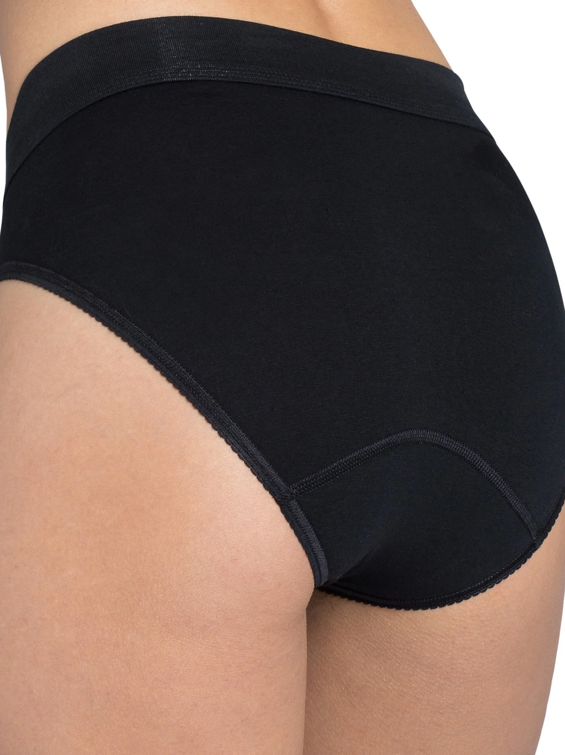sloggi Damen Tai Slip - 3er Pack Double Comfort in schwarz