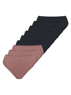 sloggi Damen Tai Slip - 9er Pack GO Daily Cotton in braun