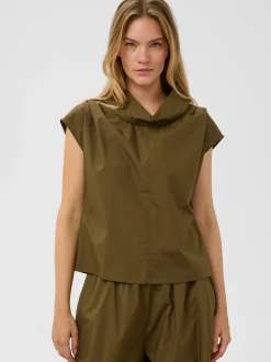 Soaked in Luxury Damen Blusenshirt SLMolopo in khaki