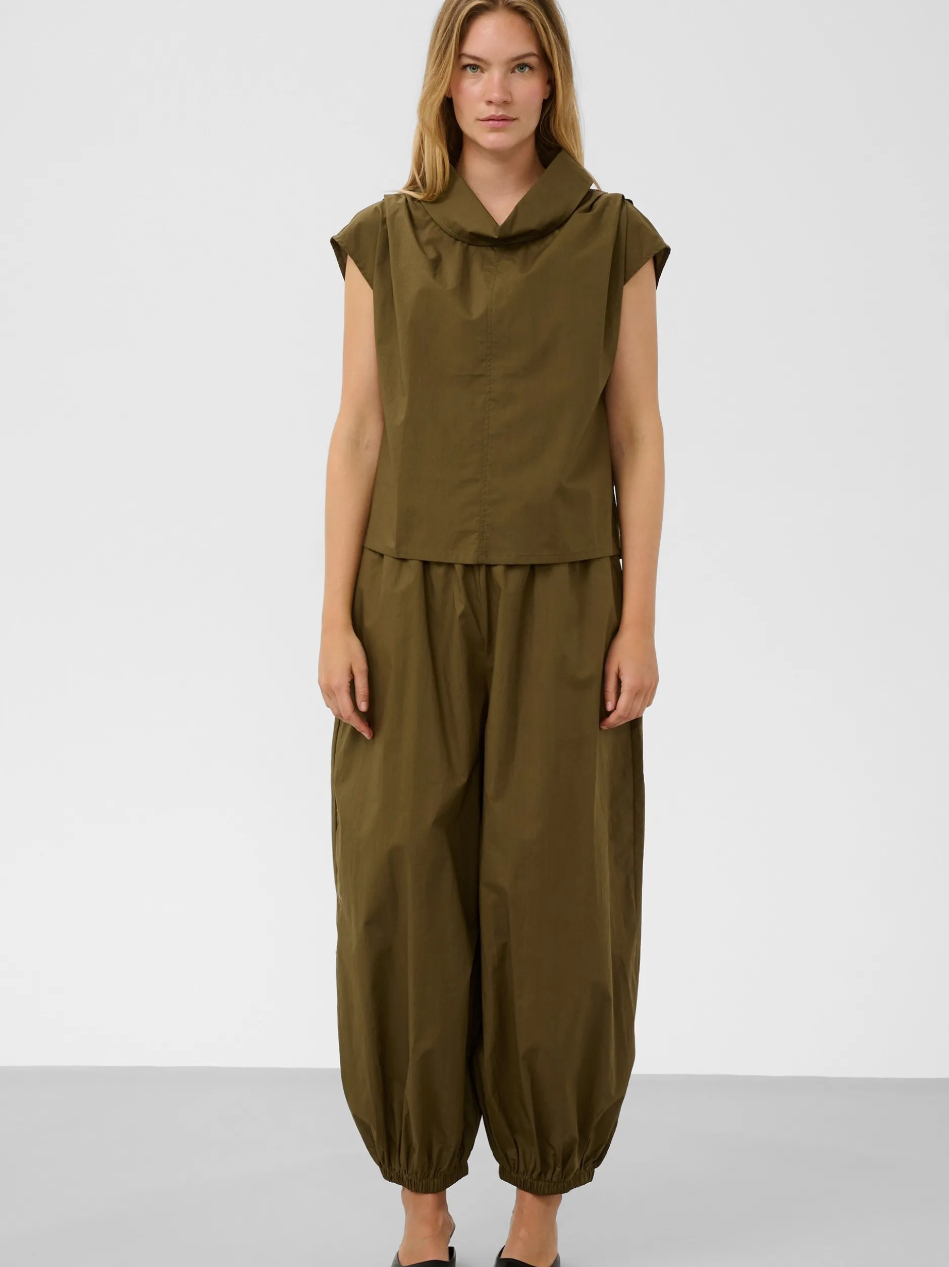 Soaked in Luxury Damen Blusenshirt SLMolopo in khaki