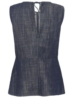 Soaked in Luxury Damen Blusentop SLLufira in blau