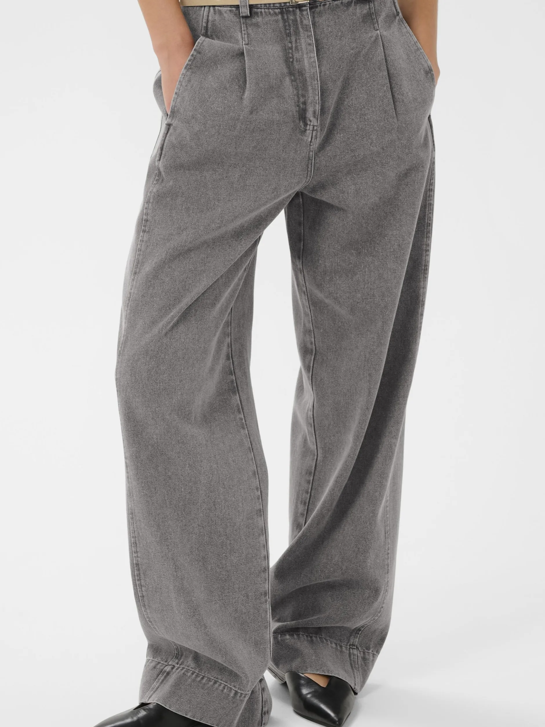 Soaked in Luxury Damen Jeans SLNinnia in hellgrau denim