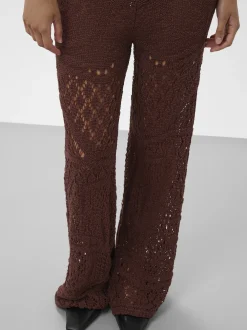 Soaked in Luxury Damen Strickhose SLBarb in braun